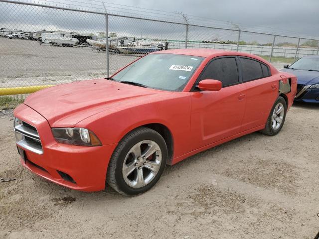2C3CDXHG1EH263472 - 2014 DODGE CHARGER SXT RED photo 1