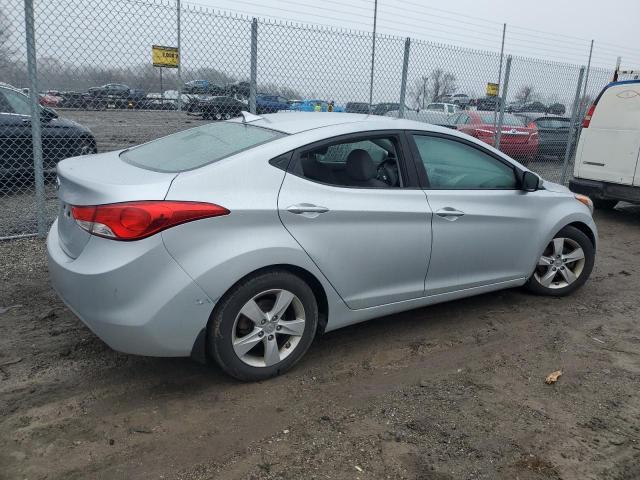 5NPDH4AE8DH299676 - 2013 HYUNDAI ELANTRA GLS SILVER photo 3