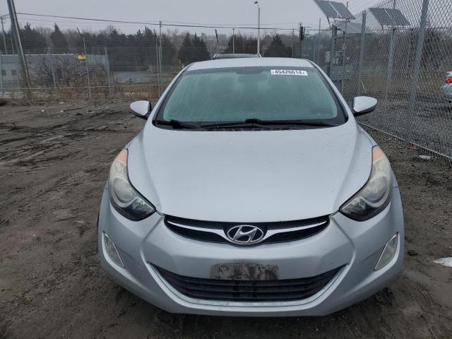 5NPDH4AE8DH299676 - 2013 HYUNDAI ELANTRA GLS SILVER photo 5