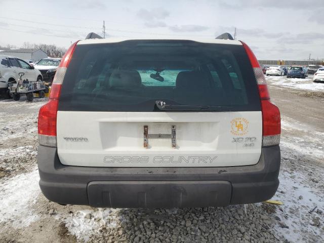 YV1SZ59H631111181 - 2003 VOLVO XC70 WHITE photo 6