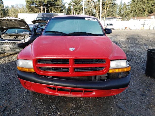 1B7FL26X4YS746730 - 2000 DODGE DAKOTA RED photo 5