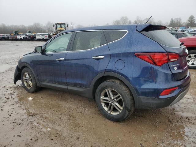 5XYZTDLB9JG569346 - 2018 HYUNDAI SANTA FE S BLUE photo 2