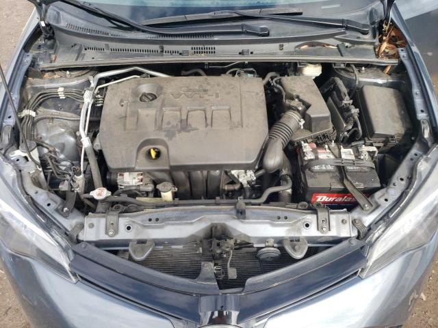 2T1BURHE6HC932805 - 2017 TOYOTA COROLLA L GRAY photo 11