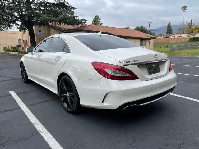 WDDLJ9BB4GA178288 - 2016 MERCEDES-BENZ CLS 550 4MATIC WHITE photo 3