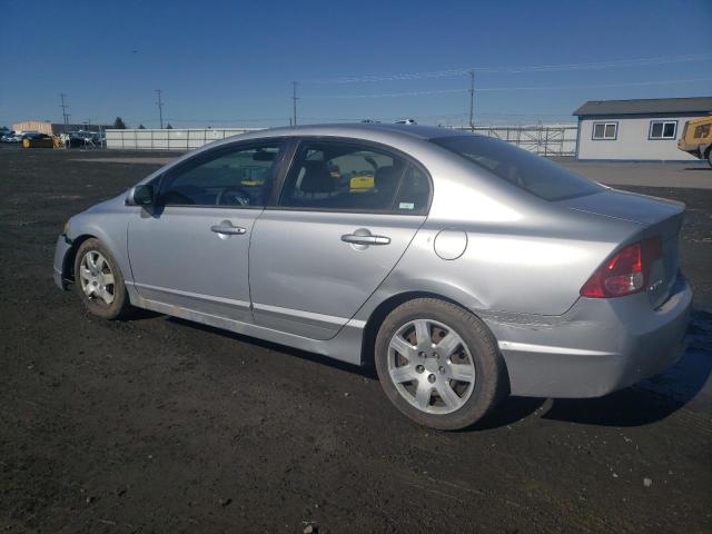 1HGFA16566L030791 - 2006 HONDA CIVIC LX SILVER photo 2