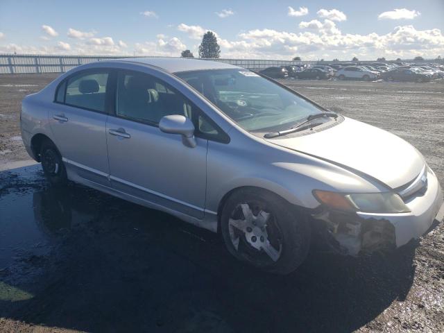 1HGFA16566L030791 - 2006 HONDA CIVIC LX SILVER photo 4