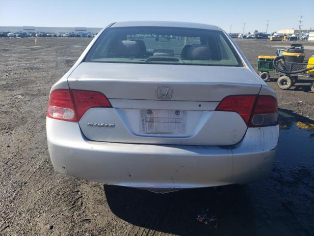 1HGFA16566L030791 - 2006 HONDA CIVIC LX SILVER photo 6