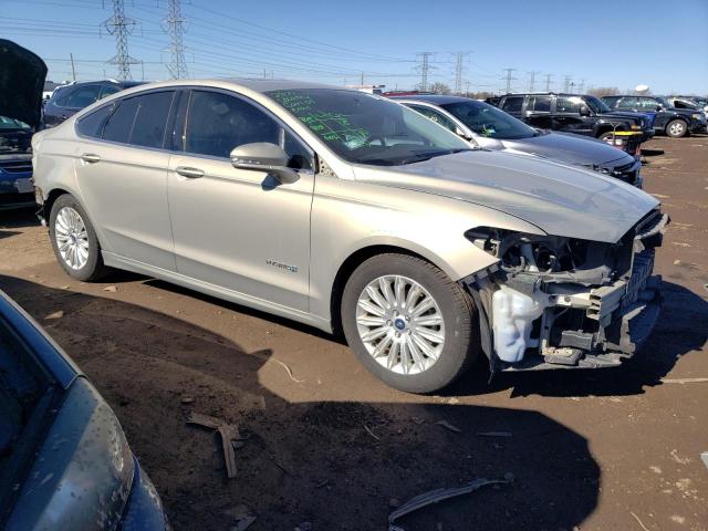 3FA6P0LU8FR143605 - 2015 FORD FUSION SE HYBRID SILVER photo 4