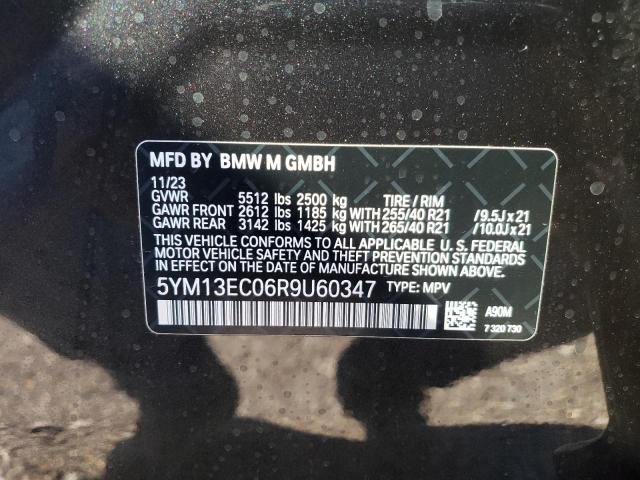 5YM13EC06R9U60347 - 2024 BMW X3 M BLACK photo 12