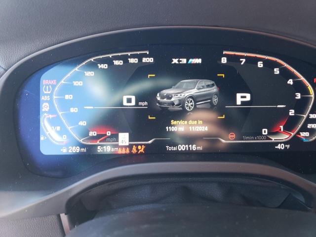 5YM13EC06R9U60347 - 2024 BMW X3 M BLACK photo 9