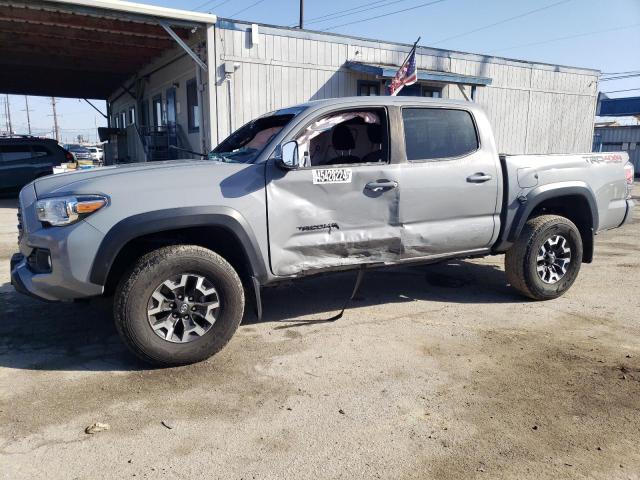 3TMCZ5ANXMM426212 - 2021 TOYOTA TACOMA DOUBLE CAB SILVER photo 1