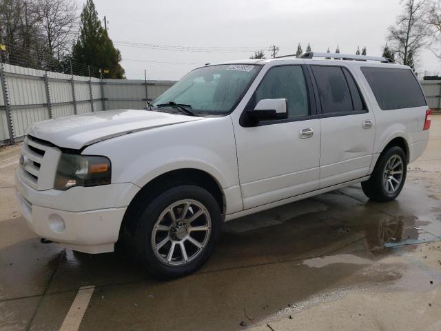 1FMJK2A55AEA75734 - 2010 FORD EXPEDITION EL LIMITED WHITE photo 1