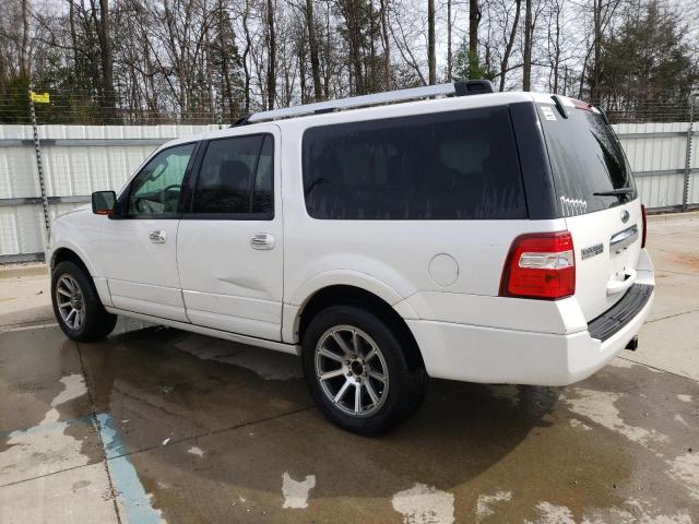 1FMJK2A55AEA75734 - 2010 FORD EXPEDITION EL LIMITED WHITE photo 2