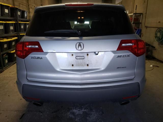 2HNYD28469H523486 - 2009 ACURA MDX TECHNOLOGY SILVER photo 6