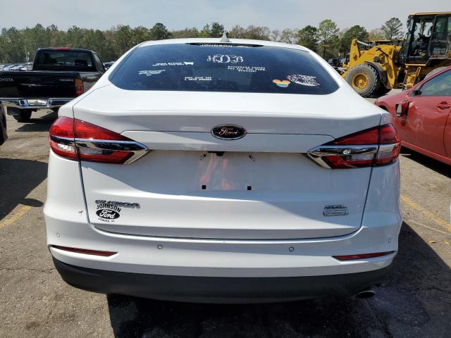 3FA6P0CDXKR127741 - 2019 FORD FUSION SEL WHITE photo 6