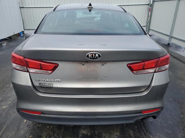 5XXGT4L34JG196110 - 2018 KIA OPTIMA LX SILVER photo 6