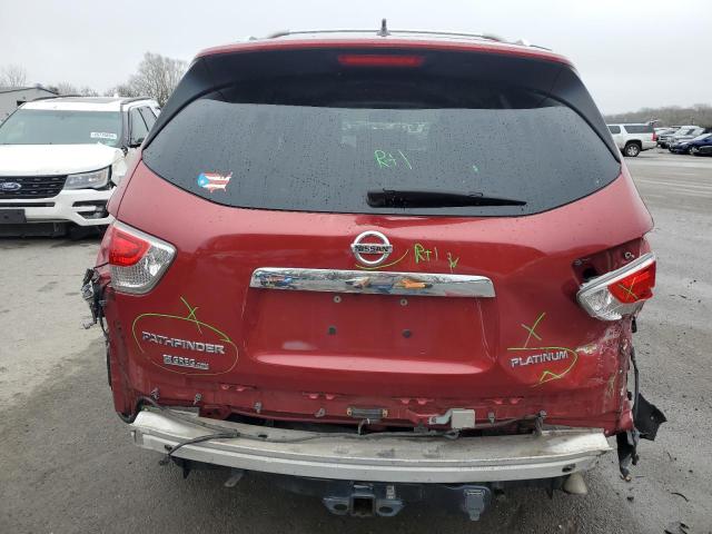 5N1AR2MN5GC633397 - 2016 NISSAN PATHFINDER S RED photo 6