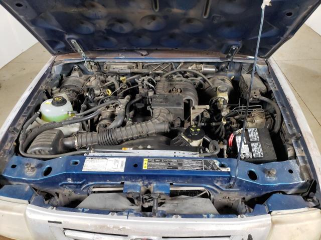 4F4YR12D34TM10799 - 2004 MAZDA B2300 GRAY photo 11