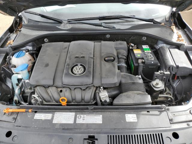 1VWBH7A3XDC063904 - 2013 VOLKSWAGEN PASSAT SE GRAY photo 11