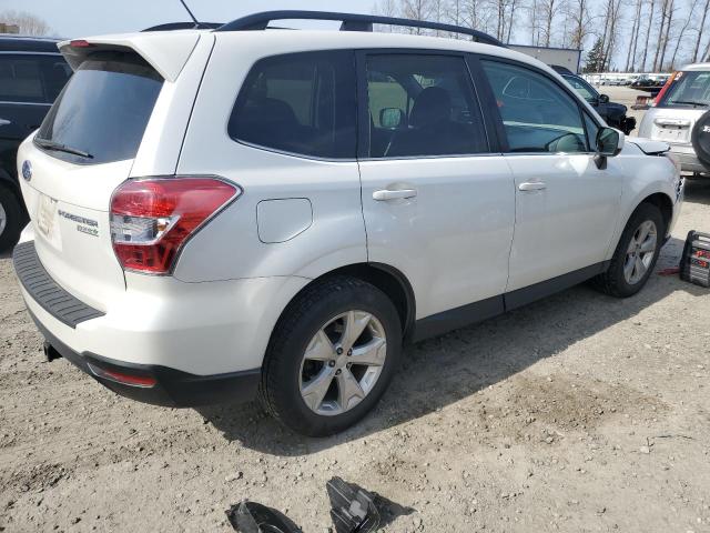 JF2SJAHC1EH540929 - 2014 SUBARU FORESTER 2.5I LIMITED WHITE photo 3