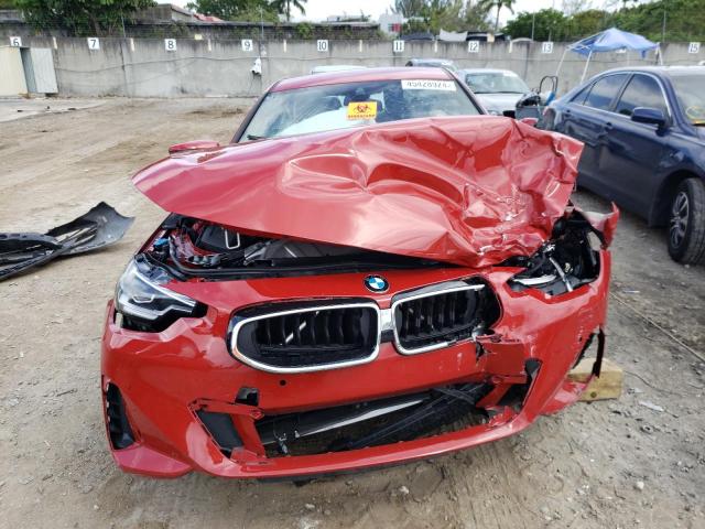 3MW23CM09P8D40806 - 2023 BMW 230I RED photo 5