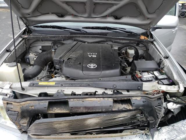 5TEUU42N48Z549654 - 2008 TOYOTA TACOMA ACCESS CAB ვერცხლისფერი ფოტო 11