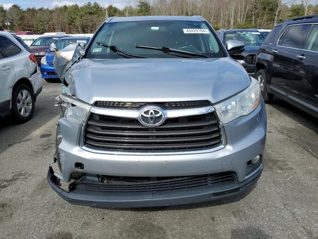 5TDJKRFH9ES049749 - 2014 TOYOTA HIGHLANDER XLE 银色 照片 5