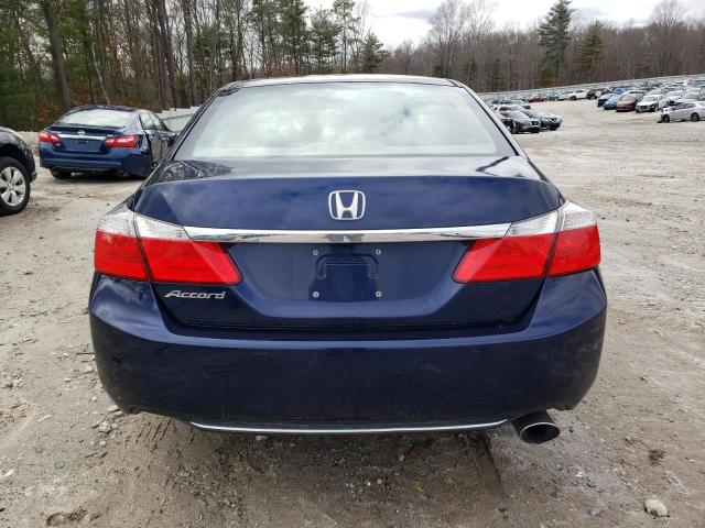 1HGCR2F3XFA107383 - 2015 HONDA ACCORD LX BLUE photo 6