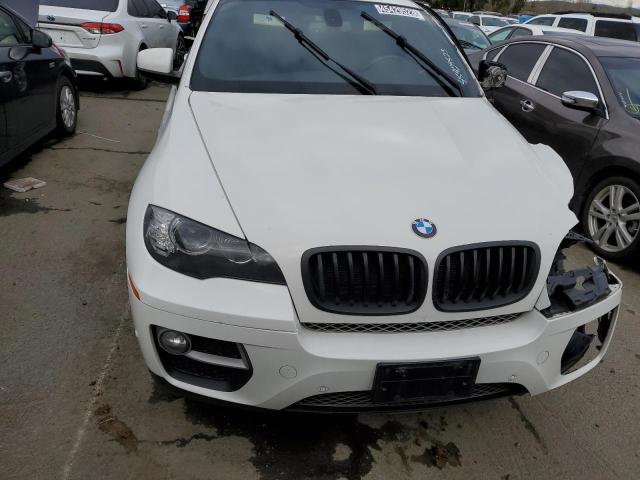 5UXFG2C59E0C44621 - 2014 BMW X6 XDRIVE35I WHITE photo 5