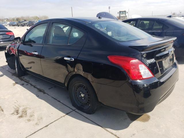 3N1CN7APXHL801331 - 2017 NISSAN VERSA S BLACK photo 2