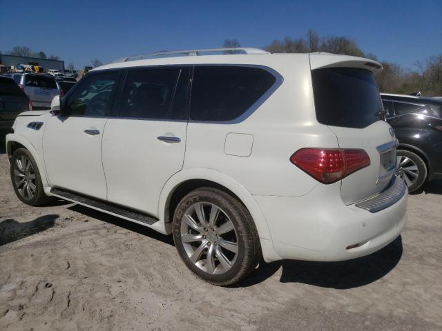 JN8AZ2NEXC9020092 - 2012 INFINITI QX56 WHITE photo 2