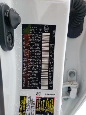 4T1G11AK4PU720921 - 2023 TOYOTA CAMRY SE NIGHT SHADE WHITE photo 12