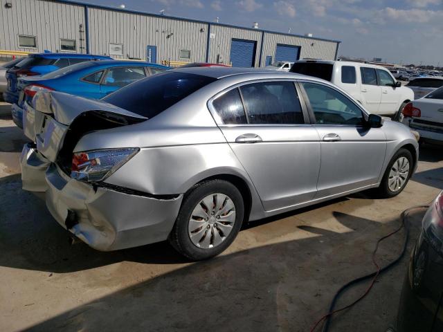 1HGCP26319A128424 - 2009 HONDA ACCORD LX SILVER photo 3