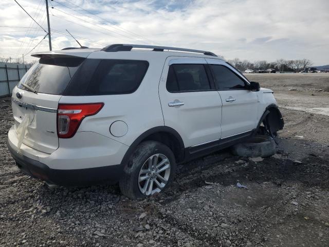 1FM5K8D81FGC53452 - 2015 FORD EXPLORER XLT WHITE photo 3