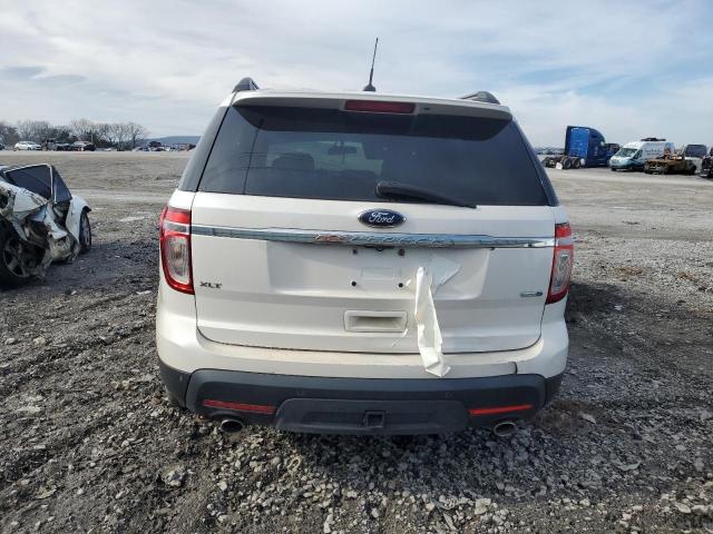 1FM5K8D81FGC53452 - 2015 FORD EXPLORER XLT WHITE photo 6