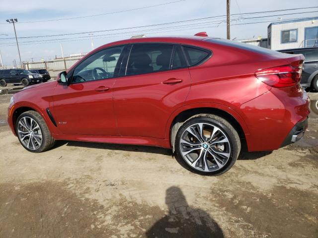 5UXKU6C53KLP60611 - 2019 BMW X6 XDRIVE50I BURGUNDY photo 2