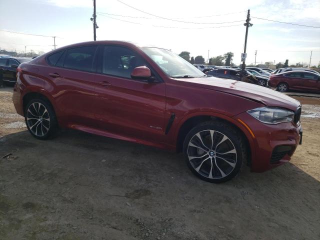 5UXKU6C53KLP60611 - 2019 BMW X6 XDRIVE50I BURGUNDY photo 4