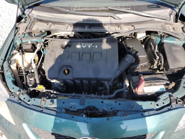 2T1BU4EE6AC275629 - 2010 TOYOTA COROLLA BASE GREEN photo 11