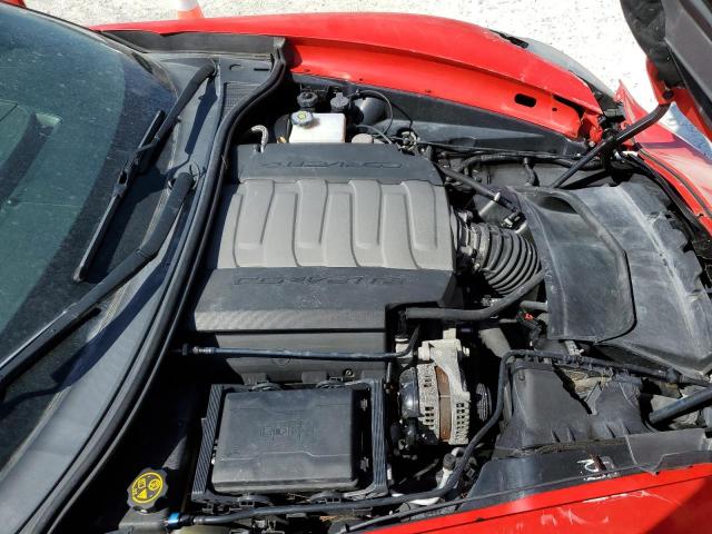 1G1YA2D7XH5110306 - 2017 CHEVROLET CORVETTE STINGRAY 1LT RED photo 11