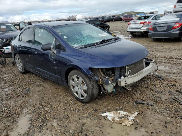 1HGFA16518L072918 - 2008 HONDA CIVIC LX BLUE photo 4