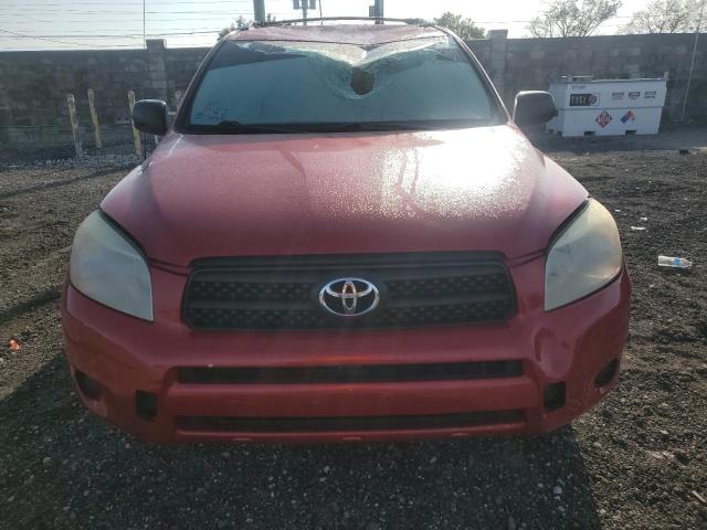 JTMBD33V375121530 - 2007 TOYOTA RAV4 RED photo 5