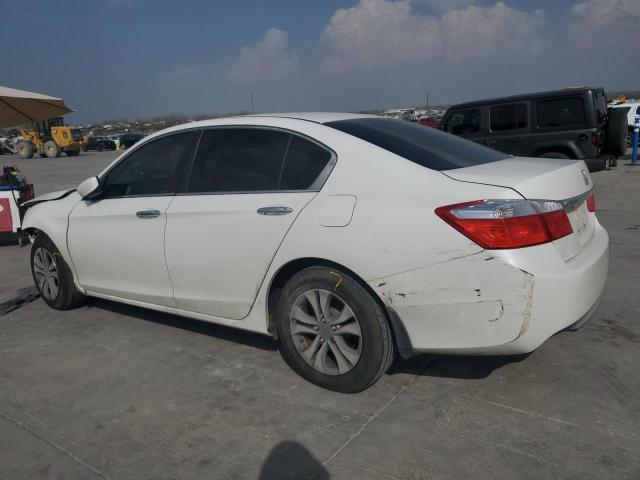 1HGCR2F34EA182370 - 2014 HONDA ACCORD LX WHITE photo 2