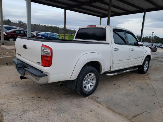 5TBET34156S514118 - 2006 TOYOTA TUNDRA DOUBLE CAB SR5 WHITE photo 3