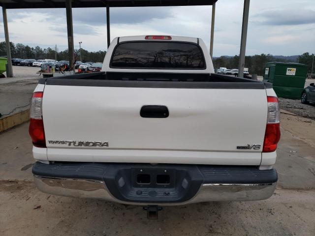 5TBET34156S514118 - 2006 TOYOTA TUNDRA DOUBLE CAB SR5 WHITE photo 6