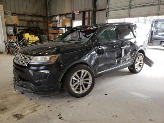 1FM5K7D88KGA46478 - 2019 FORD EXPLORER XLT BLACK photo 1