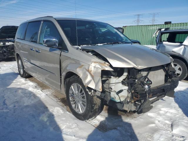 2C4RC1CG0ER460379 - 2014 CHRYSLER TOWN & COU TOURING L TAN photo 4