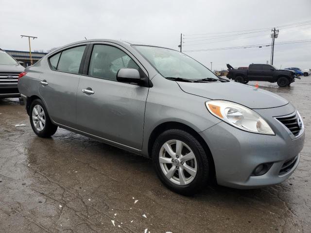 3N1CN7APXCL804867 - 2012 NISSAN VERSA S GRAY photo 4