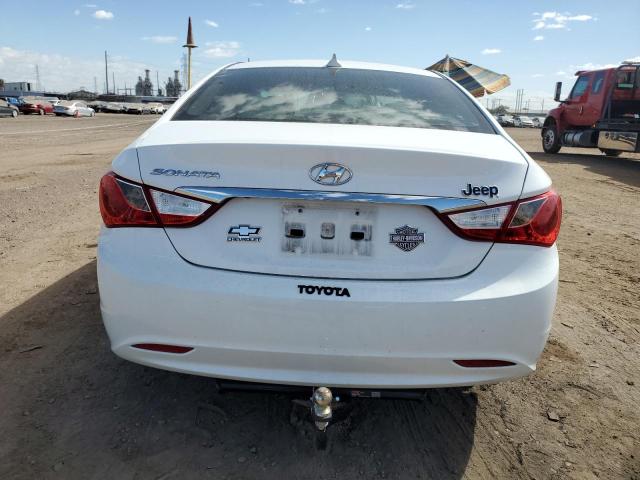 5NPEB4AC5CH485694 - 2012 HYUNDAI SONATA GLS WHITE photo 6