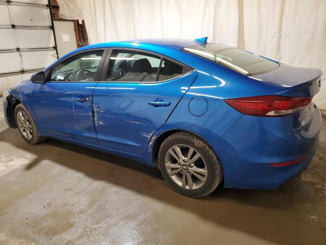 KMHD84LF9HU388508 - 2017 HYUNDAI ELANTRA SE BLUE photo 2