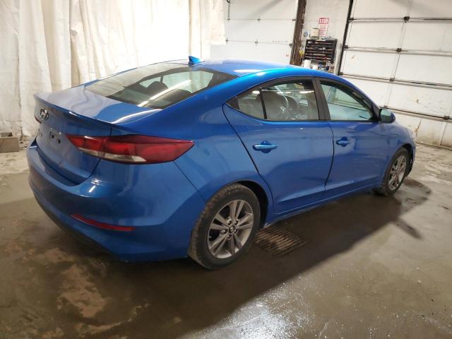 KMHD84LF9HU388508 - 2017 HYUNDAI ELANTRA SE BLUE photo 3